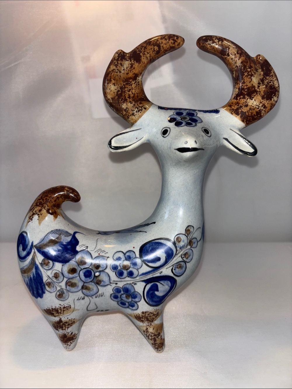 Vintage El Palomar Mexican pottery figurine